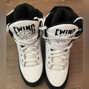 Ewing Athletics 33 HI - Men’s White & Black High-Top Athletic Shoes